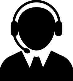Call Center Operator Svg Line Art, Free Vectors File